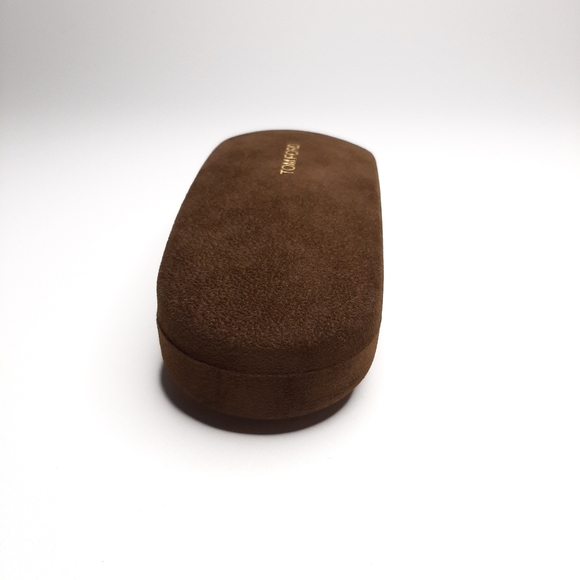Tom Ford Hard Shell Glasses Case Brown Case Only - Picture 2 of 13